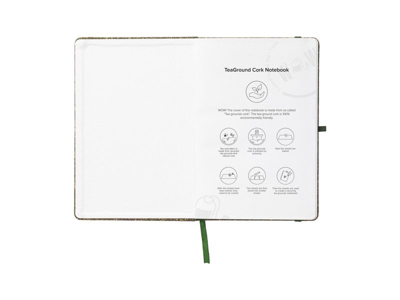 TeaGround Cork Notebook A5 notitieboek TeaGround Cork Notebook A5 notitieboek