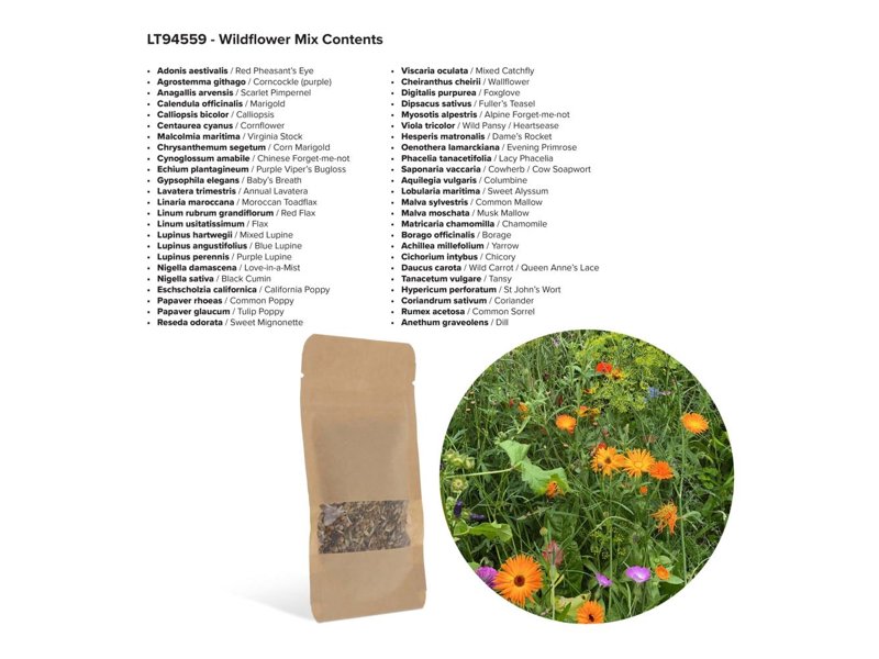 Bloemenzaad wilde bloemen 4 gram