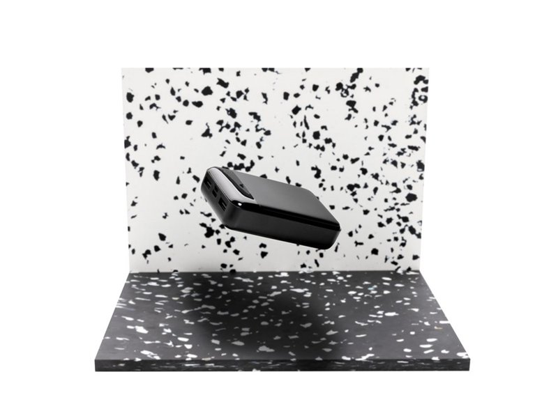 RCS standaard recycled plastic 10.000 mAh powerbank