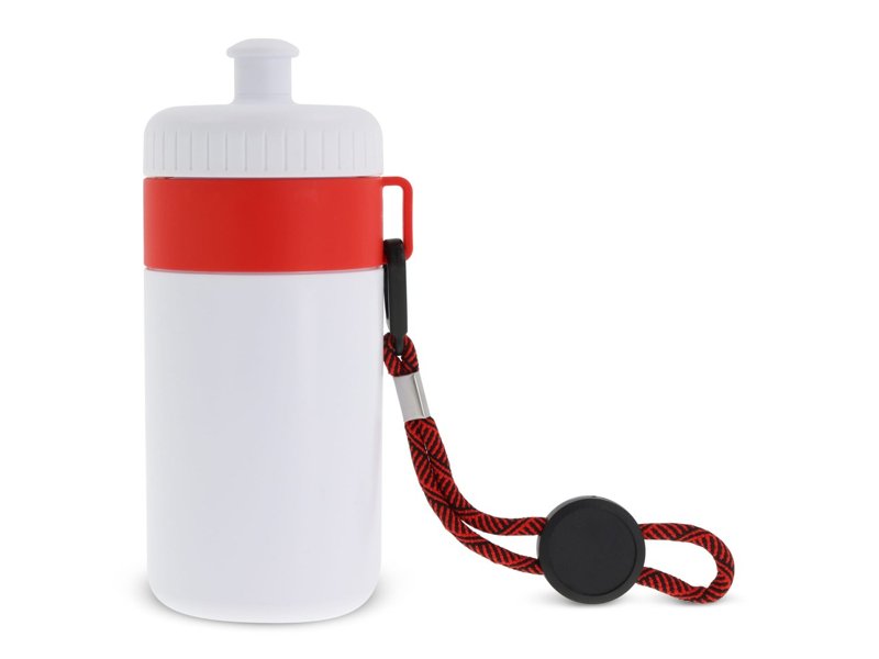 Bidon met rand en koord 500ml Bidon met rand en koord 500ml