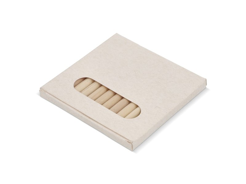 12 kleurpotloden in gerecyclede melkpakkenverpakking 12 kleurpotloden in gerecyclede melkpakkenverpakking