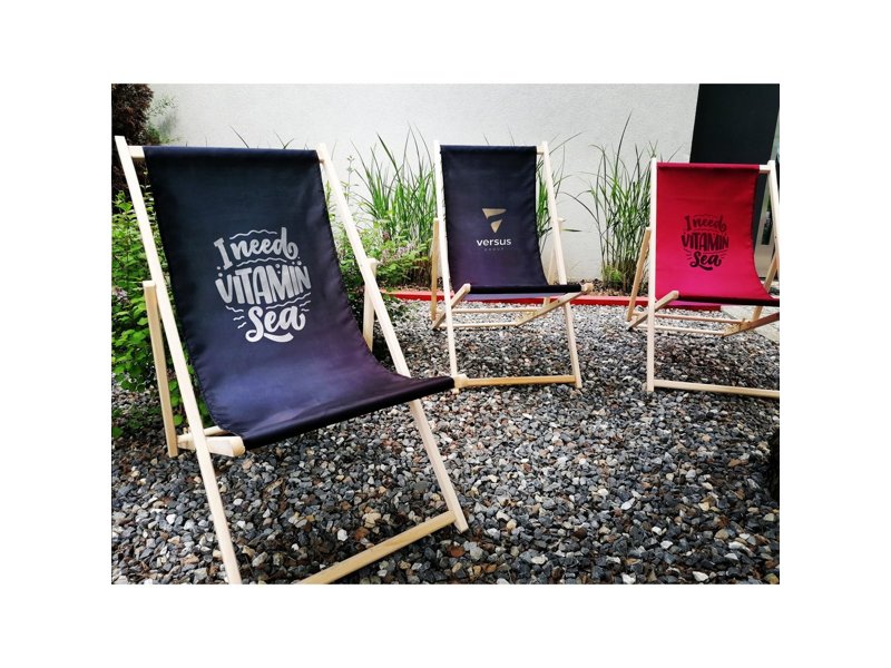 Strandstoel met logo 🖼️ » Promotie op het strand » Totziens Promotions