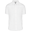 Kariban Heren stretch overhemd korte mouwen