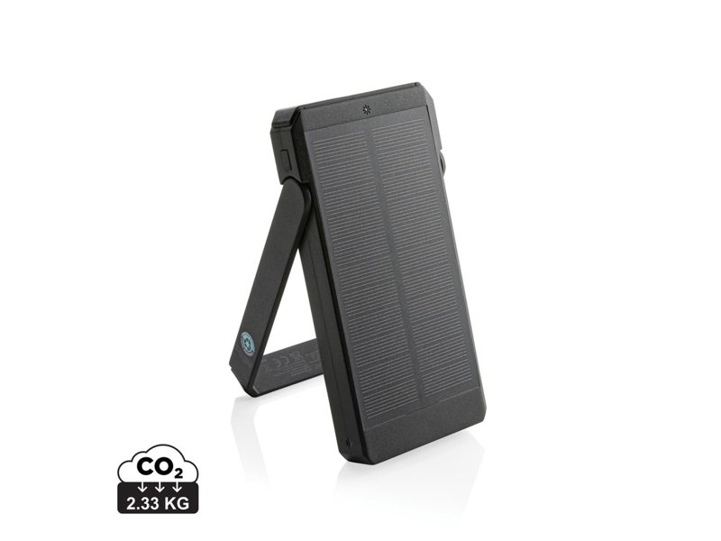 Skywave RCS gerecyclede kunststof zonne-powerbank 10000 mAh