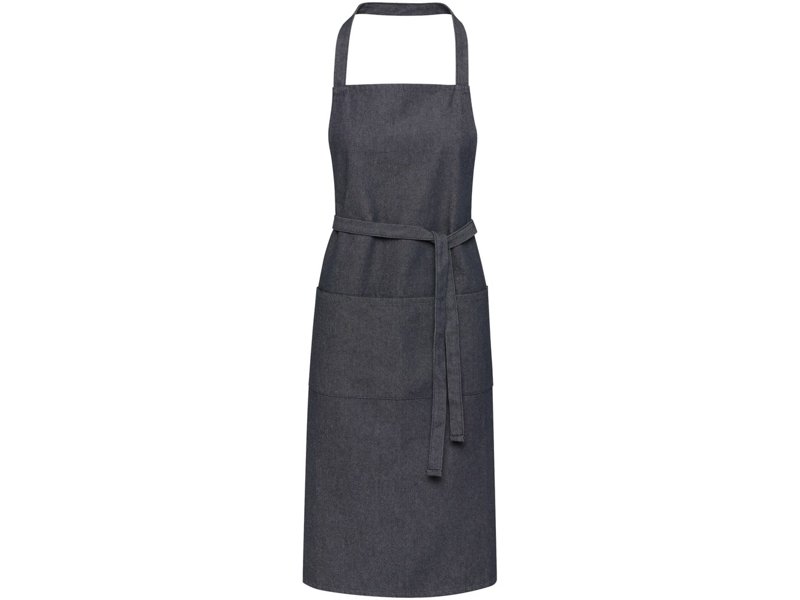 Nima 320 g/m2 Aware™ schort van gerecycled denim - Duurzaam en stijlvol | Totziens Promotions