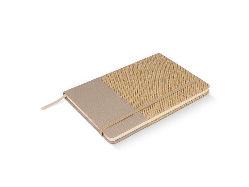 Notitieboek jute R-PET Notitieboek jute R-PET