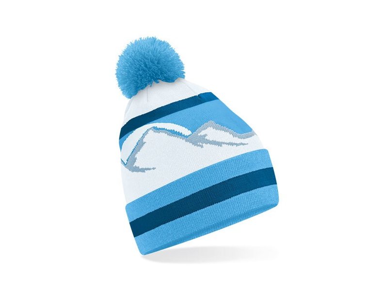 Beechfield - Mountain Peaks Pom Pom Beanie Beechfield - Mountain Peaks Pom Pom Beanie