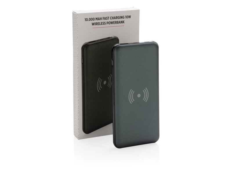 10.000 mAh powerbank met 10W draadloos snelladen met PD 10.000 mAh powerbank met 10W draadloos snelladen met PD