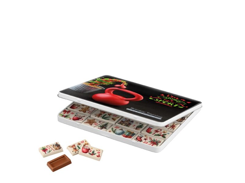 Adventskalender decoratief blik