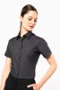 Kariban Dames Poplin Blouse Korte Mouwen
