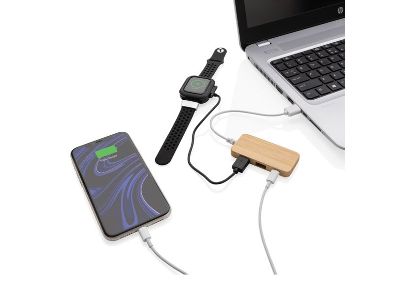 Bamboo hub met type C Bamboo hub met type C