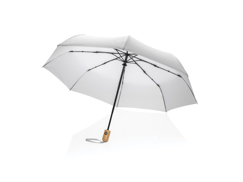 21" Impact AWARE™ RPET 190T bamboo auto open/dicht paraplu 21" Impact AWARE™ RPET 190T bamboo auto open/dicht paraplu