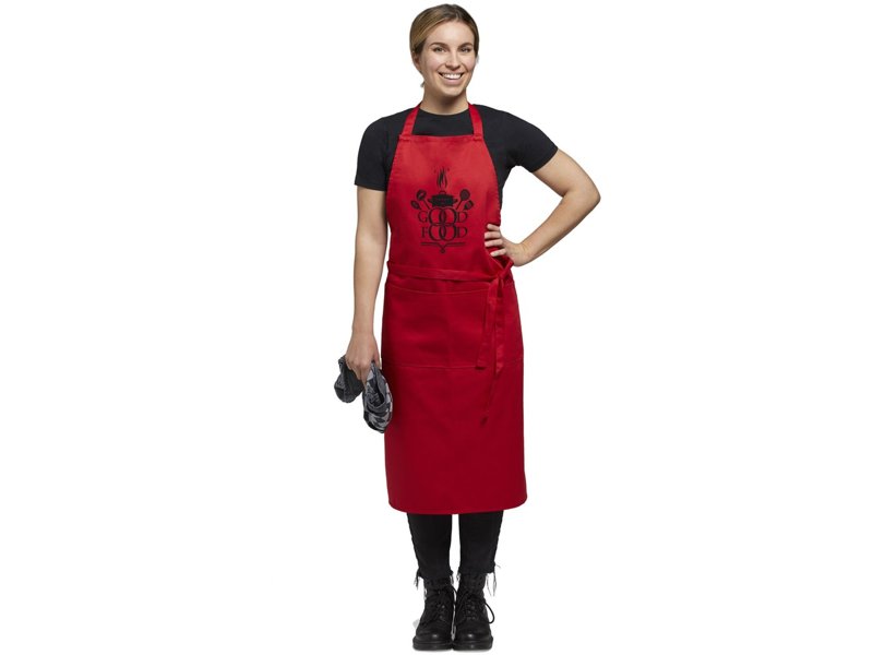 Voordelig uw logo bedrukken op luxe BBQ schorten - Totziens Promotions