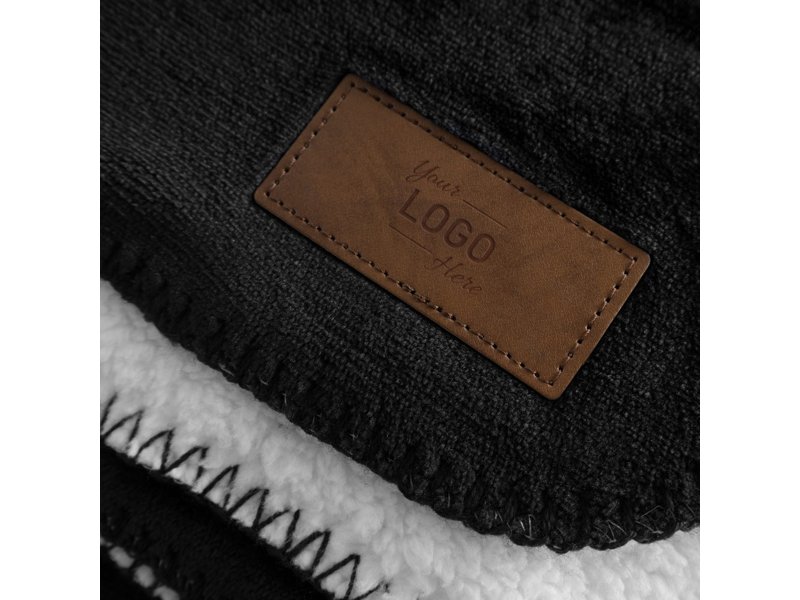 Fleeceplaid met sherpa Fleeceplaid met sherpa