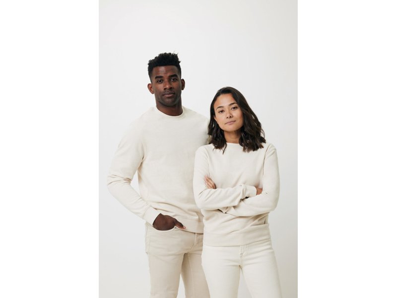 Sweater van gerecycled katoen sweater ongeverfd - minder belasting van het milieu