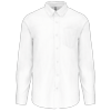 Kariban Heren oxford overhemd lange mouwen
