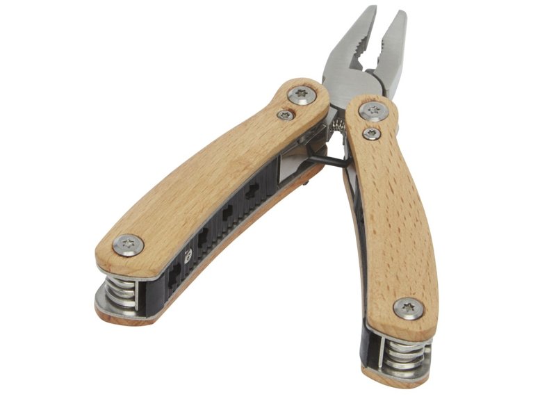 Anderson middelgrote houten multitool met 12 functies