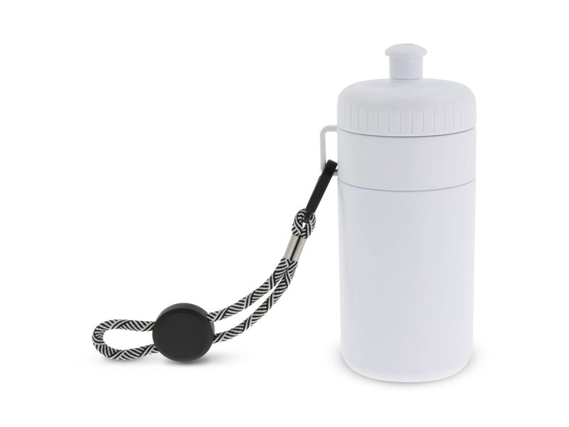 Bidon met rand en koord 500ml