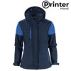 Printer Prime padded softshell damesjas