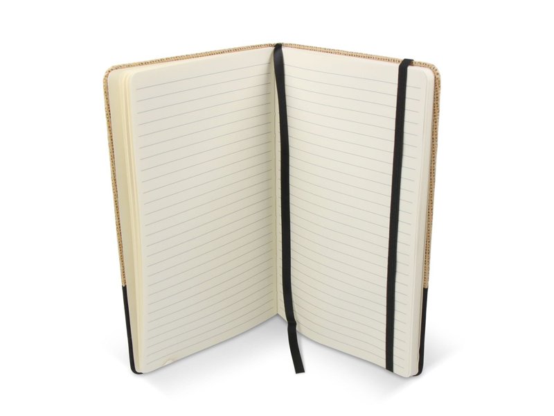 Notitieboek jute R-PET Notitieboek jute R-PET