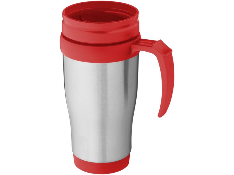 Handige thermosbeker met handvat, snel met eigen logo leverbaar Handige thermosbeker met handvat, snel met eigen logo leverbaar