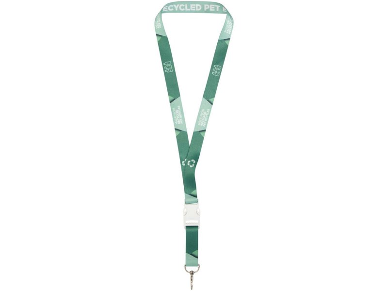 Bucks gerecyclede PET lanyard - dubbelzijdige sublimatie