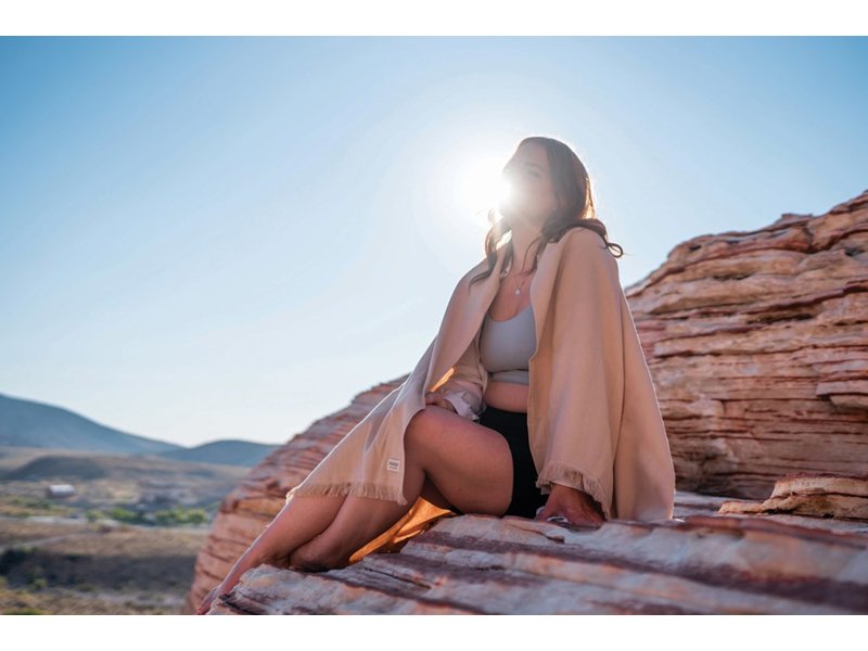 UKIYO Aware™ Keiko effen hammam handdoek