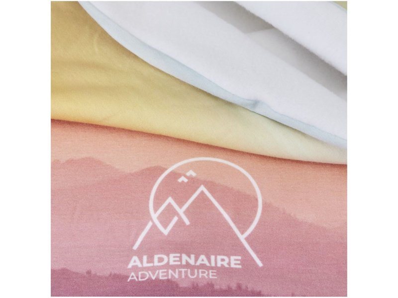 Zoya RPET sublimatie multi-scarf met zomen en fleecelaag Zoya RPET sublimatie multi-scarf met zomen en fleecelaag