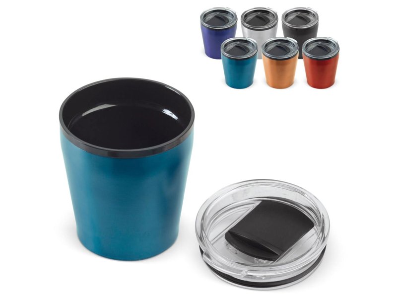 Koffiebeker metallic 180ml