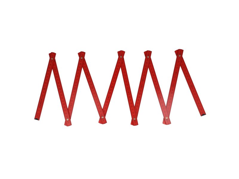 Duimstok hout 2m premium geschilderd