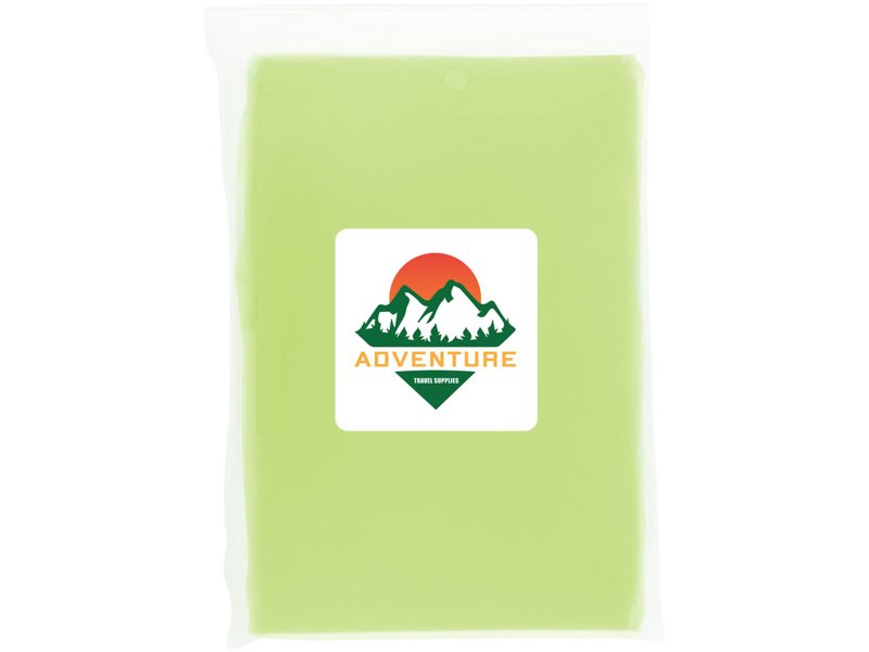 Ontdek de Mayan wegwerp poncho, gemaakt van gerecycled plastic | Totziens Promotions