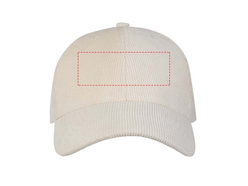 Hutton 6 panel cap van gerecycled corduroy Hutton 6 panel cap van gerecycled corduroy