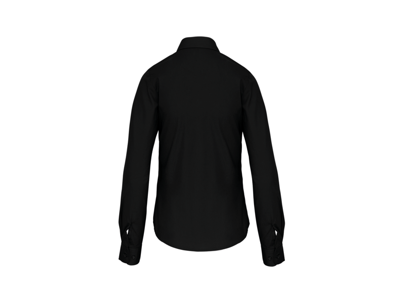 Kariban Dames poplin blouse lange mouwen