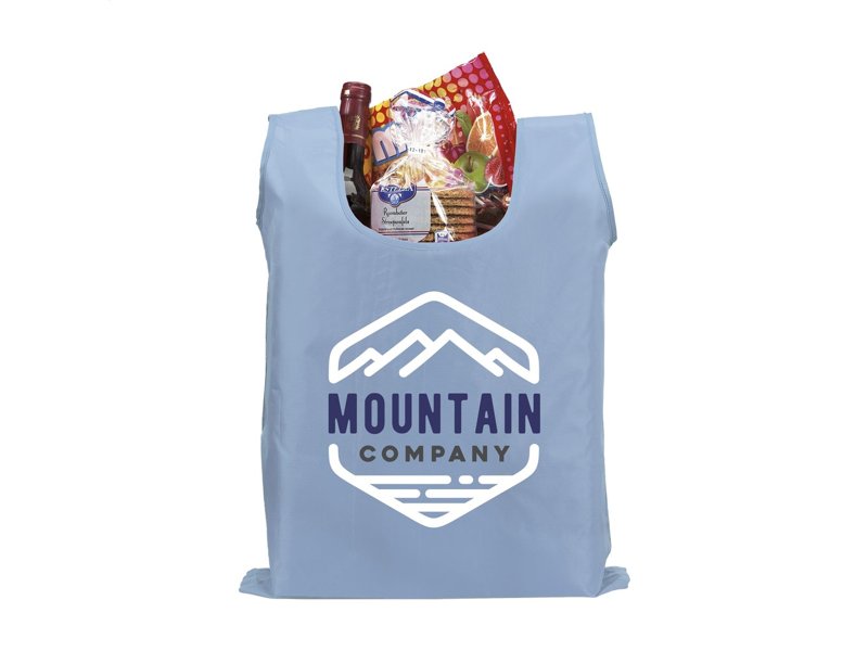 Opvouwbare boodschappentas, bedrukt met uw logo uitdelen?