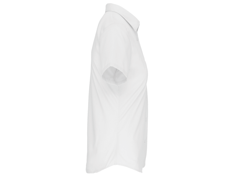 Kariban Dames Poplin Blouse Korte Mouwen