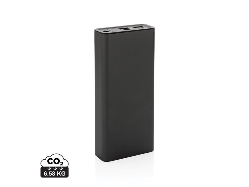 Terra RCS gerecyclede 20W aluminium powerbank 20.000 mAh Terra RCS gerecyclede 20W aluminium powerbank 20.000 mAh