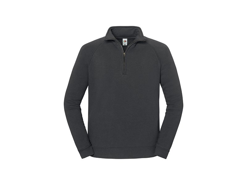 Fruit of the Loom Iconic Zip Neck Sweater