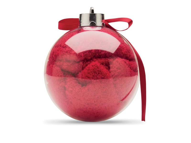 Kerstman sokken balornament SNUG L