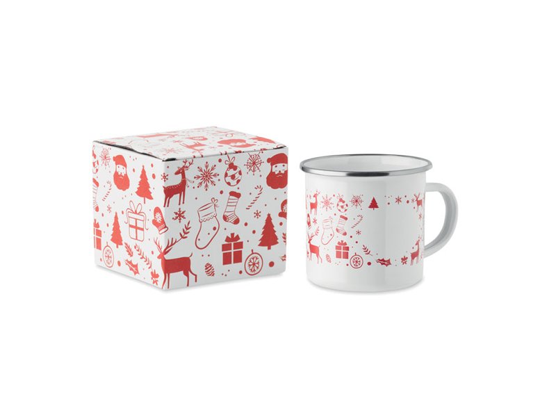 Kerst emaille mok 300ml SEASOMEL