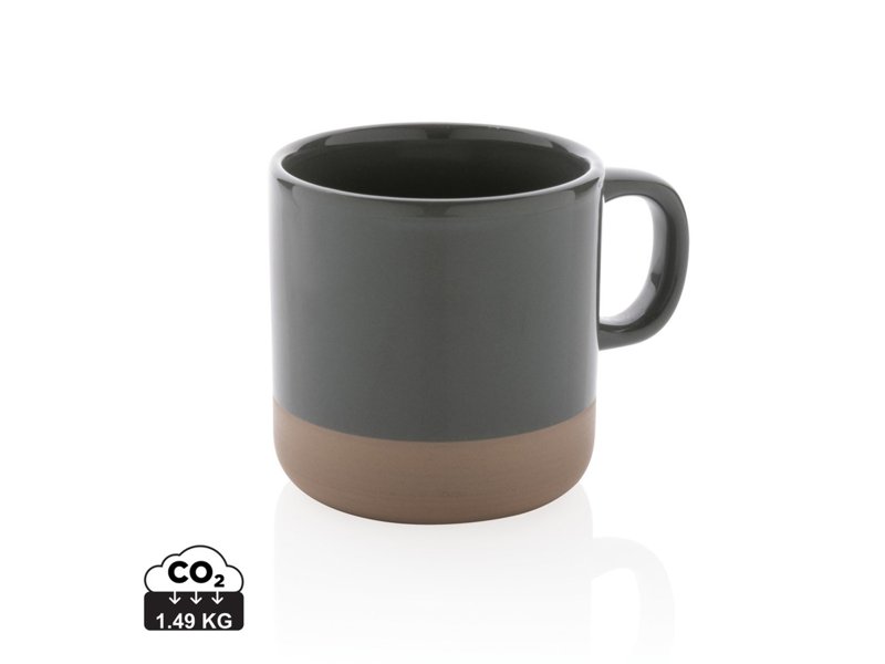 Geglazuurde keramische mok Geglazuurde keramische mok