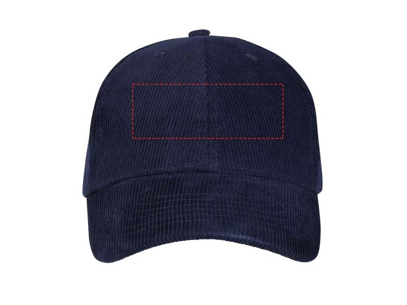 Hutton 6 panel cap van gerecycled corduroy Hutton 6 panel cap van gerecycled corduroy