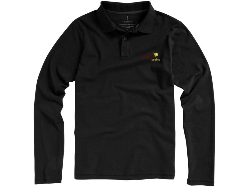 Lange mouwen heren polo » Elevate Oakville | Promotieartikelen