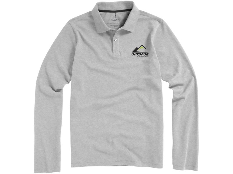 Lange mouwen heren polo » Elevate Oakville | Promotieartikelen