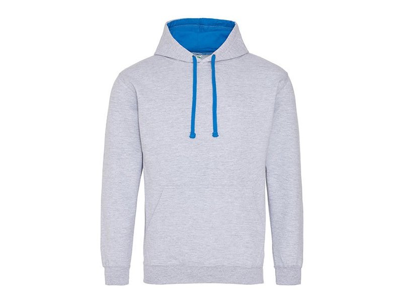 Hooded sweater met kleurige accenten, goedkoop bedrukken van sweaters Hooded sweater met kleurige accenten, goedkoop bedrukken van sweaters