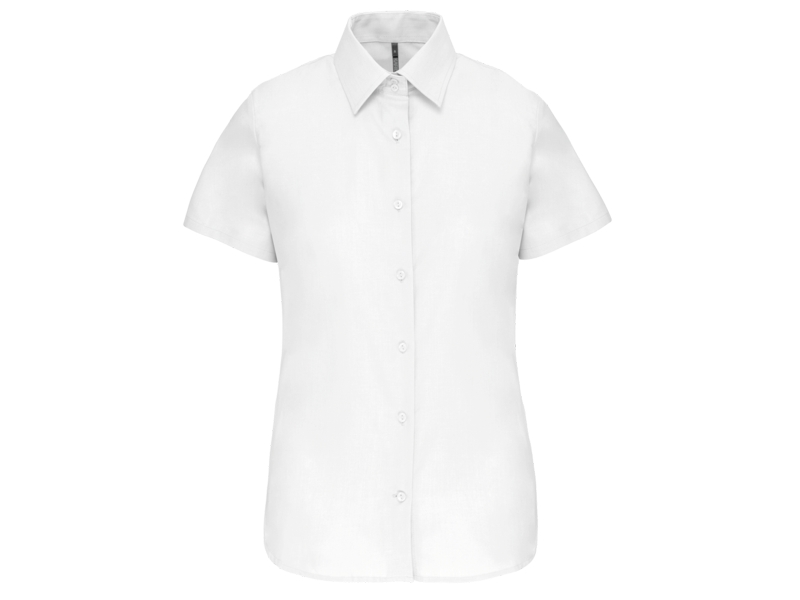 Kariban Dames oxford blouse korte mouwen Kariban Dames oxford blouse korte mouwen