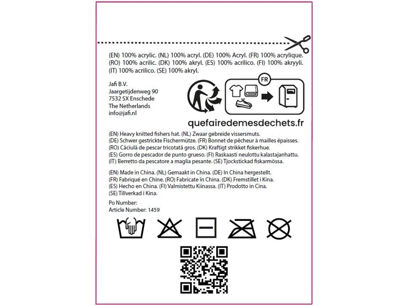 Grof gebreide Fisher hat Grof gebreide Fisher hat