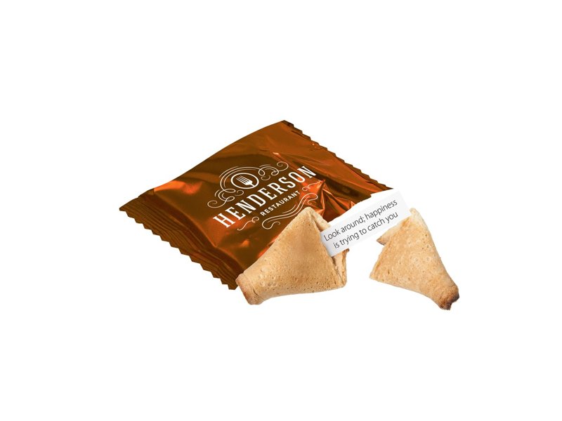 Gelukskoekje in folie