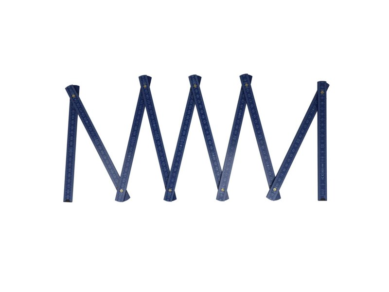 Duimstok hout 2m premium geschilderd