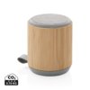Bamboe en fabric 3W draadloze speaker