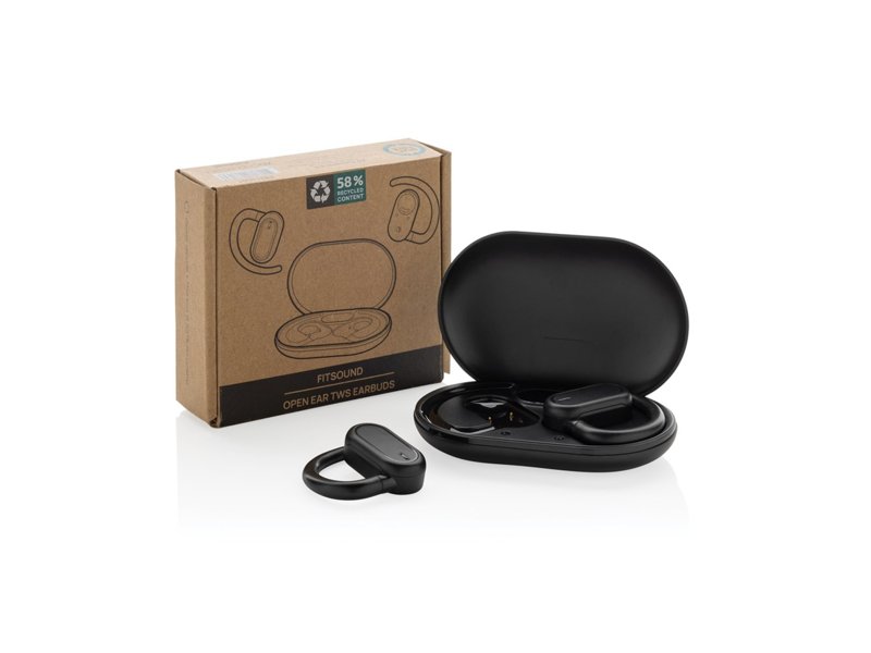 Fitsound RCS gerecycled plastic open ear TWS-oordopjes Fitsound RCS gerecycled plastic open ear TWS-oordopjes